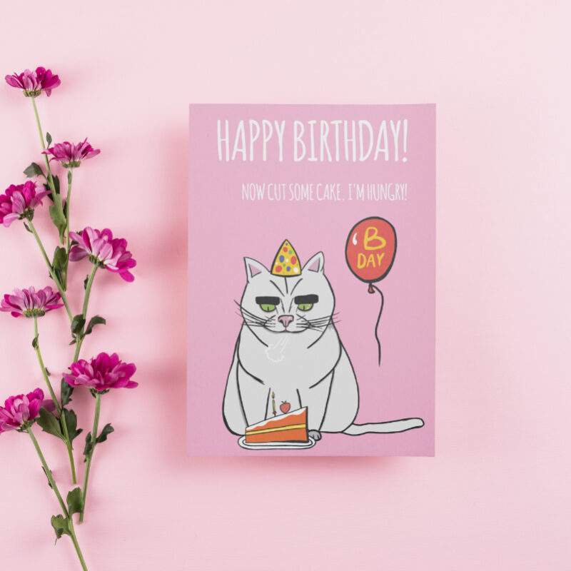 “I’m Hungry!” – Birthday Card