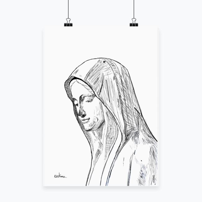 Saint Mary of Medjugorje ST” – Poster