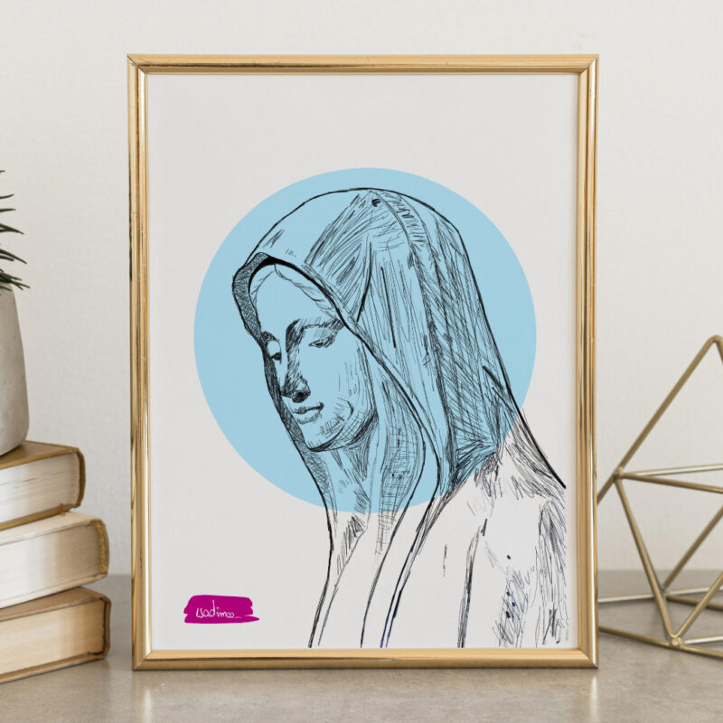 Matka Boska obraz plakat