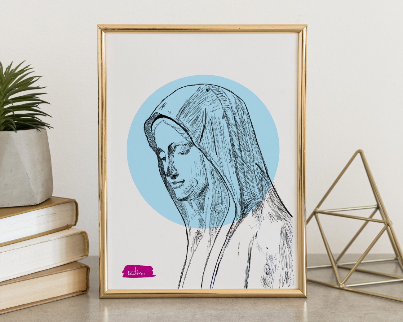 Saint-Mery-from-Medjugorje Matka Boska obraz plakat