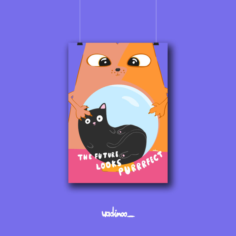 The Future Looks Purrrfect - poster